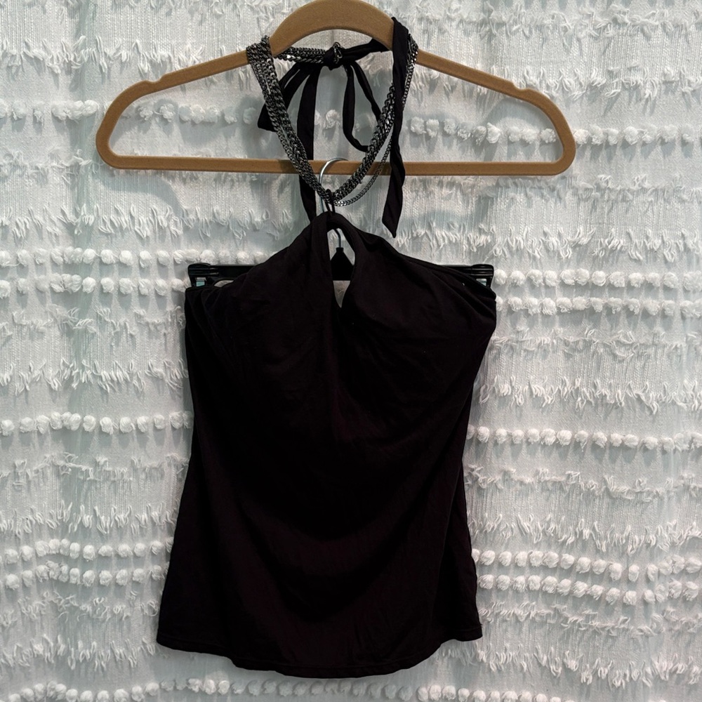 Chic Black Halter Camisole